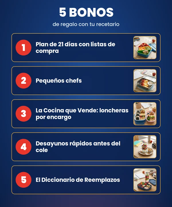 Los 5 bonos de regalo que vienen incluidos