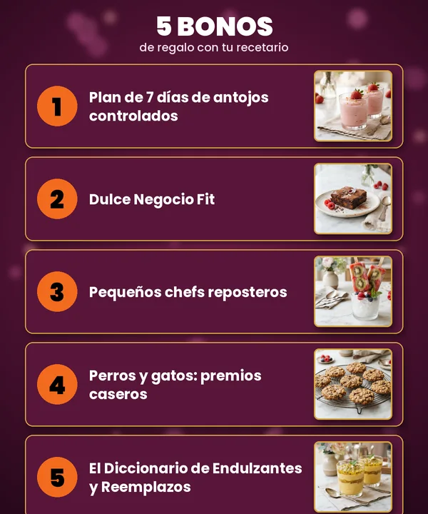 Los 5 bonos de regalo que vienen incluidos