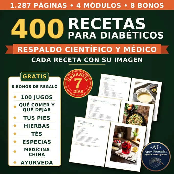 400 Recetas para Diabéticos