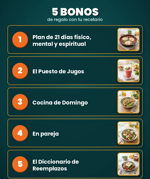 Los 5 bonos de regalo que vienen incluidos