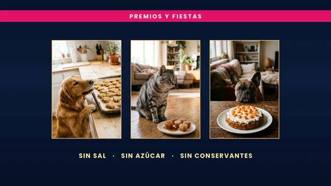 Premios y fiestas: sin sal, sin azúcar, sin conservantes