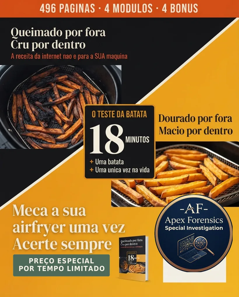 O Teste da Batata: dezoito minutos para medir a sua airfryer e as 300 receitas funcionarem na sua máquina